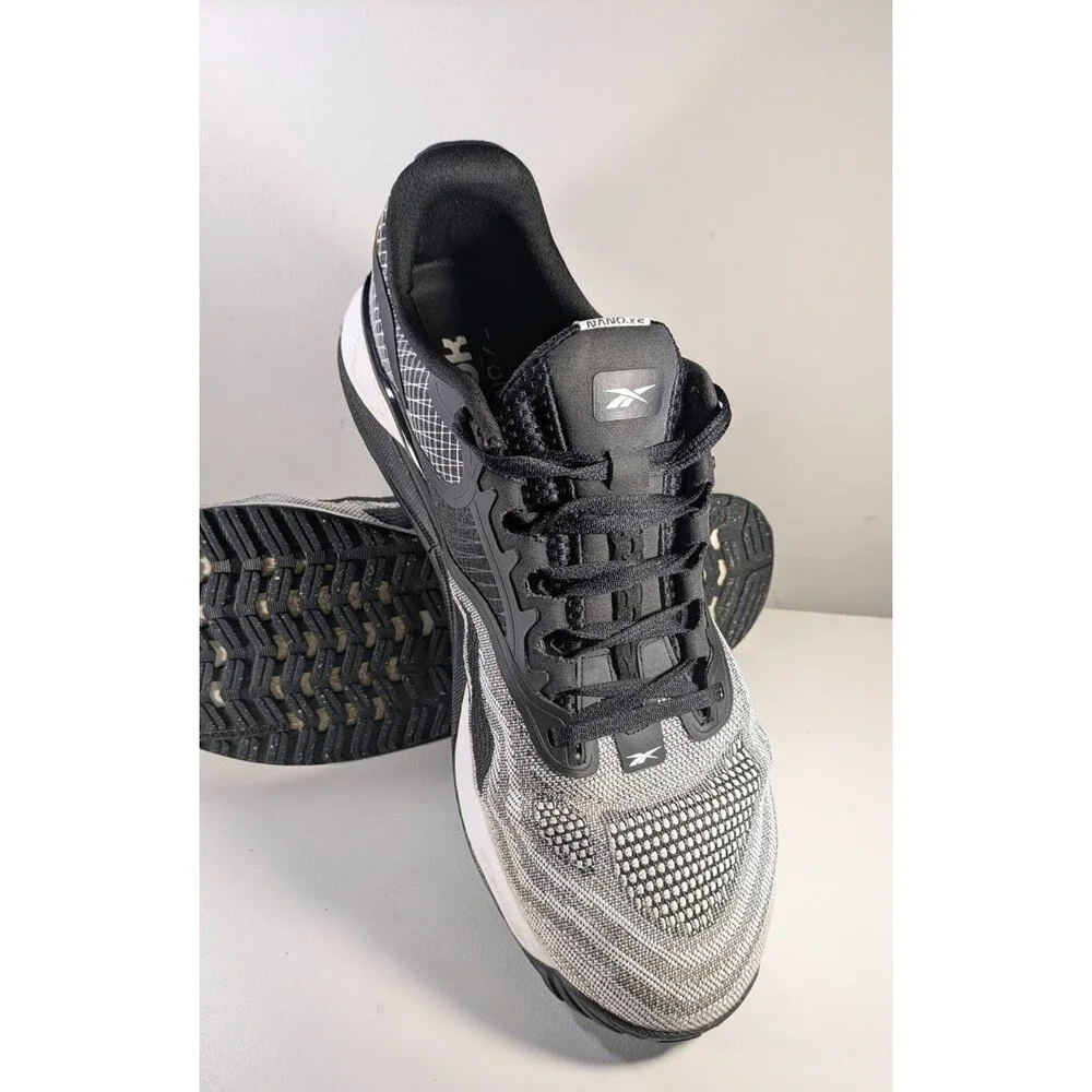 Reebok Nano X2 Cross-Training Shoes Mens US Size 12 Gray Black Flexweave GW5146